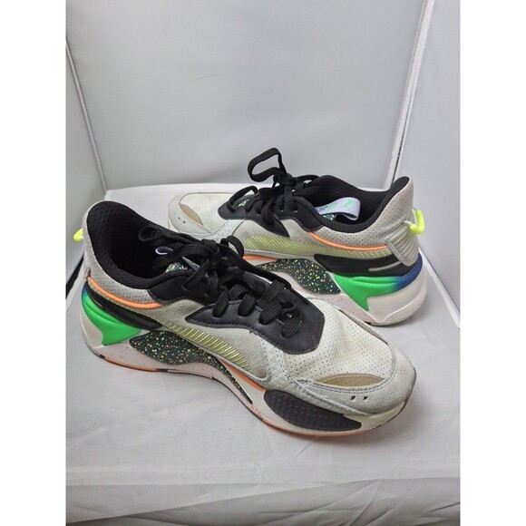 PUMA RS -Z Men\'s Running System Shoes -Retro Aesthetic Grey Multicolor Size 8